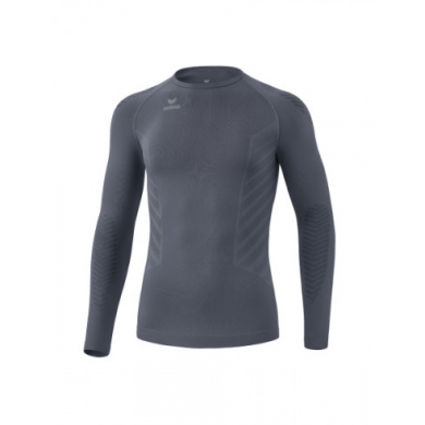 Erima Bielizna Funkcyjna Longsleeve Athletic Okrągły Dekolt (bezszwowa) szara Męska